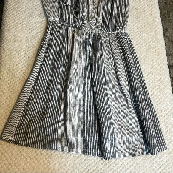 American Eagle Outfitters Womens Striped One Shoulder Mini Dress Medium - Picture 5 of 8